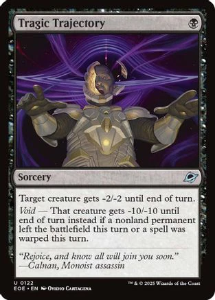 Tragic Trajectory (EOE-122) - Edge of Eternities Foil