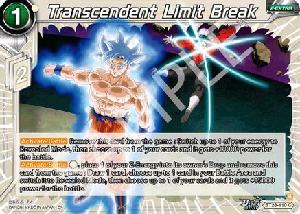 Transcendent Limit Break (BT28-110) - Prismatic Clash
