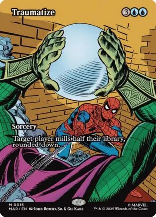Traumatize (Borderless) (MAR-015) - Marvel Eternal-Legal Foil