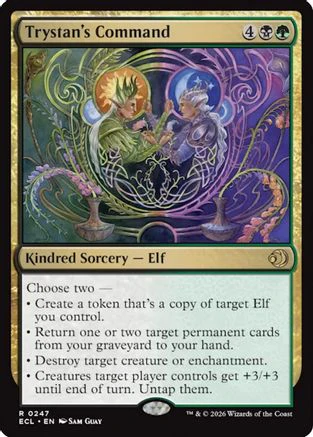 Trystan's Command (ECL-247) - Lorwyn Eclipsed Foil