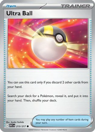 Ultra Ball - 213/217 213 - ME Ascended Heroes Reverse Holofoil