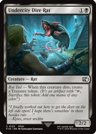 Undercity Dire Rat (FIN-123) - FINAL FANTASY