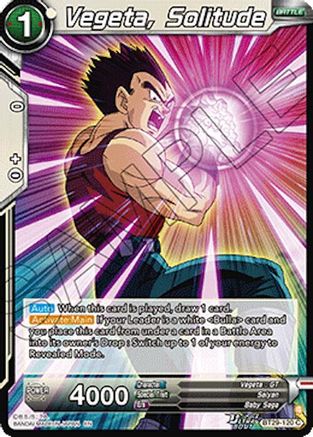 Vegeta, Solitude (BT29-120) - Fearsome Rivals