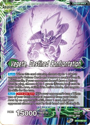 Vegeta // Vegeta, Destined Confrontation (BT15-062) [Saiyan Showdown] - Image 14