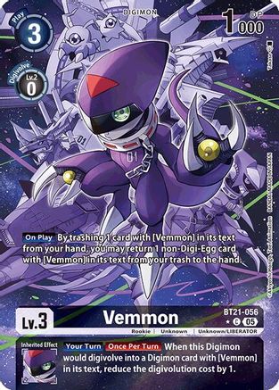 Vemmon (Alternate Art) (BT21-056) - World Convergence