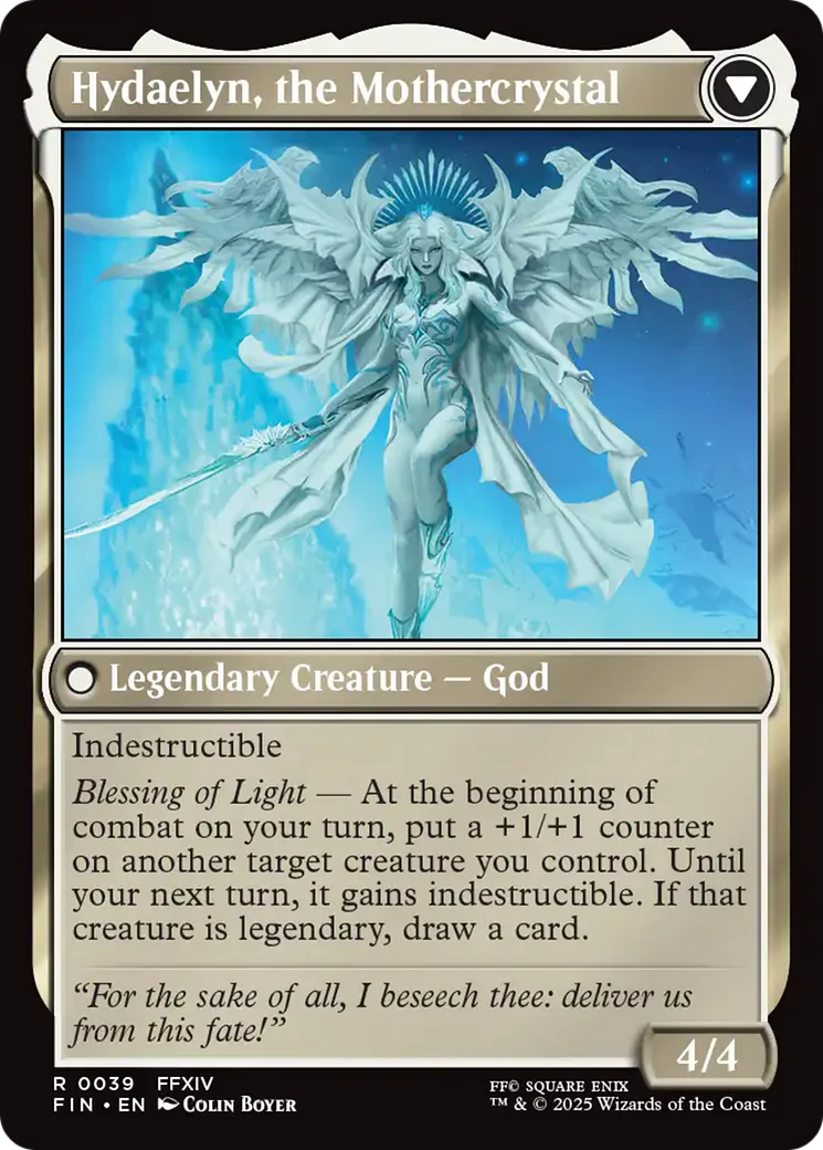 Venat, Heart of Hydaelyn // Hydaelyn, the Mothercrystal (FIN-039) - FINAL FANTASY Foil - Image 3