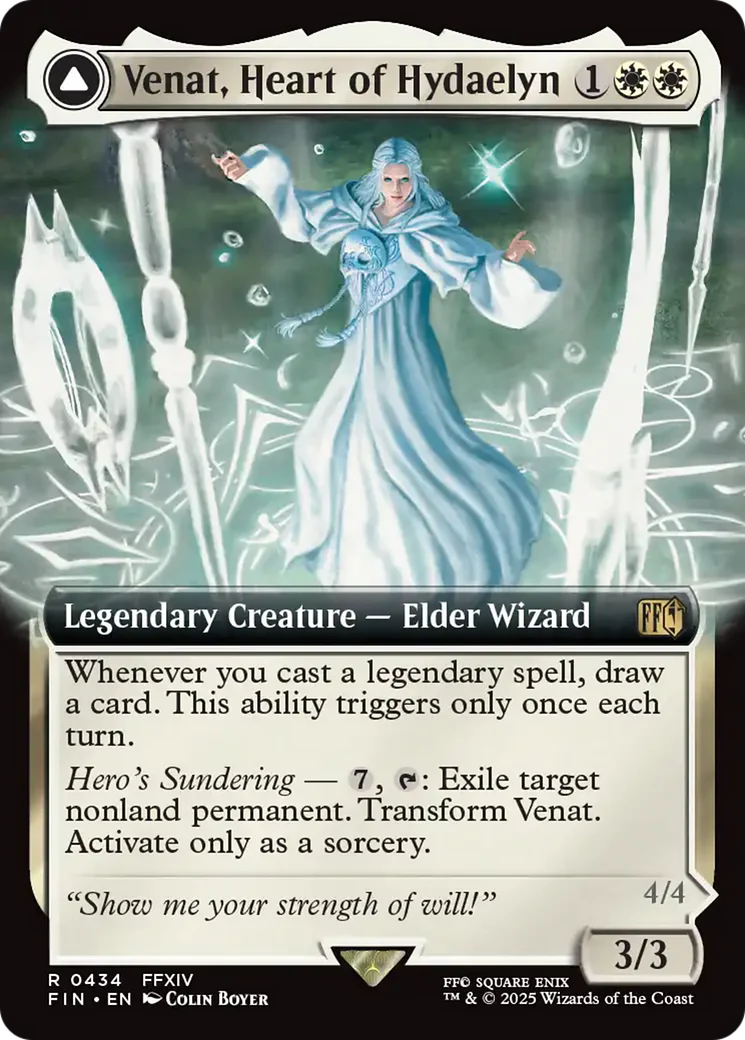 Venat, Heart of Hydaelyn // Hydaelyn, the Mothercrystal (FIN-434) - FINAL FANTASY: (Extended Art) - Image 3