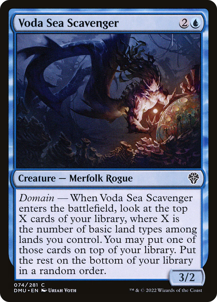 Voda Sea Scavenger (DMU-074) - Dominaria United Foil