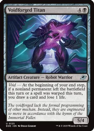 Voidforged Titan (EOE-125) - Edge of Eternities Foil