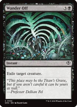 Wander Off (SOS-104) - Secrets of Strixhaven Foil