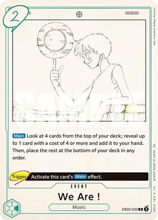 We Are! (EB02-020) - Extra Booster: Anime 25th Collection Foil