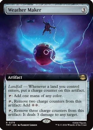 Weather Maker (Extended Art) (TMT-279) - Teenage Mutant Ninja Turtles