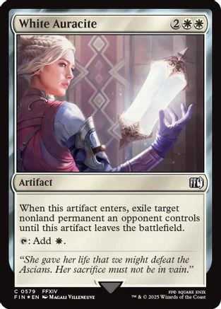 White Auracite (Surge Foil) (FIN-578) - FINAL FANTASY Foil