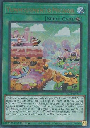 YummyusmentAcroquey (Ultimate Rare) (RA05-EN073) - Rarity Collection 5 1st Edition