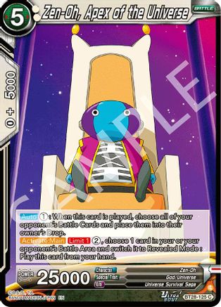 Zen-Oh, Apex of the Universe (BT28-125) - Prismatic Clash