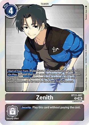 Zenith (BT21-087) - World Convergence